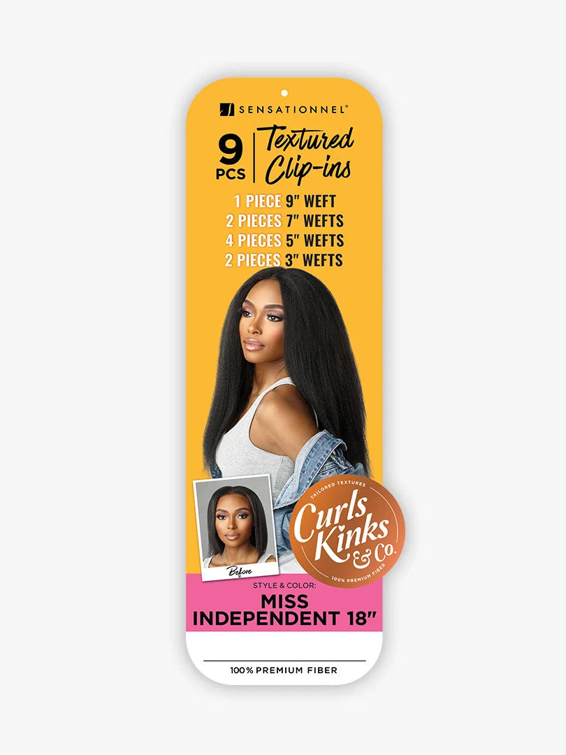 Sensationnel Curls Kinks & Co Clip-In Miss Independent 18″