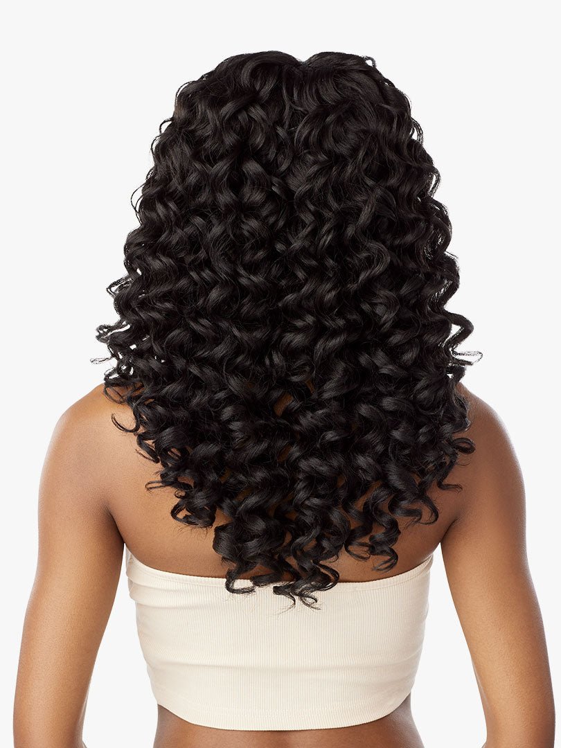 Sensationnel Textured Clip - Ins Weave Curls Kinks N Co Wild One 14" (9Pcs) - Braids and Wigs