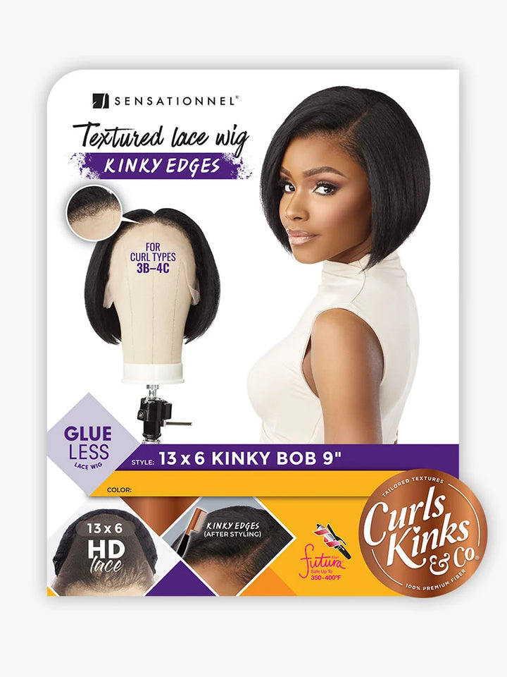 Sensationnel Curls Kinks & Co Kinky Edge 13×6 Lace Wig – Kinky Bob 9