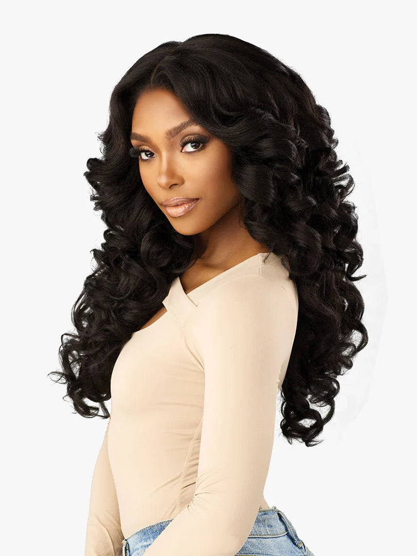 Sensationnel Curls Kinks & Co Kinky Edge 13×6 Lace Wig – Kinky Body Wave 24”