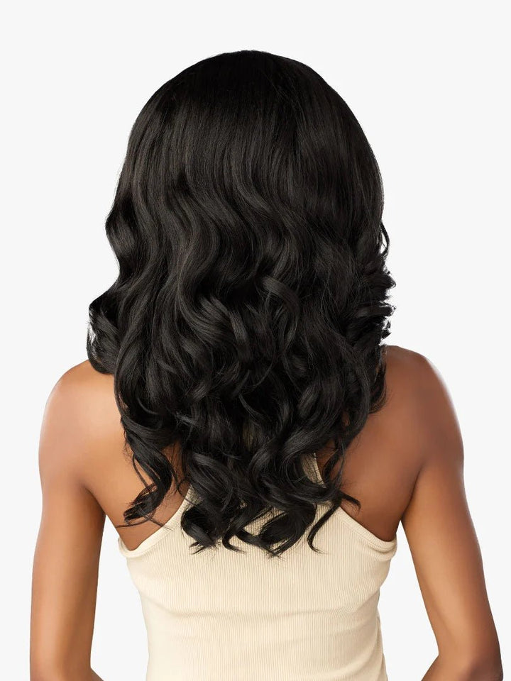 Sensationnel Curls Kinks N Co Glueless HD Lace Front Wig Kinky Edges Kinky Barrel Curl 20" - Braids and Wigs