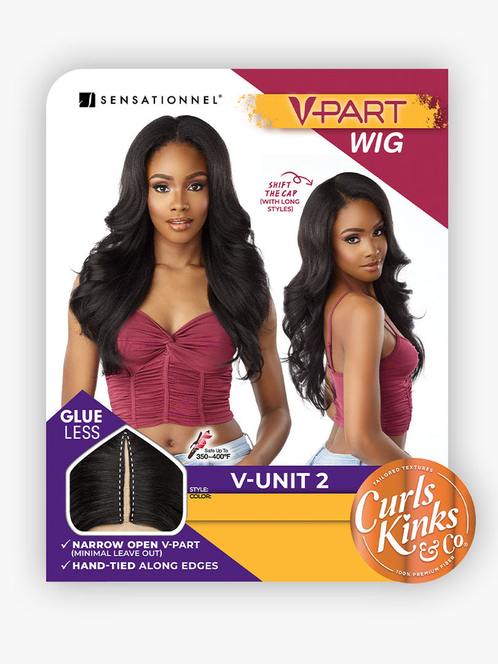 Sensationnel Curls Kinks & Co V-Part Wig V-Unit 2