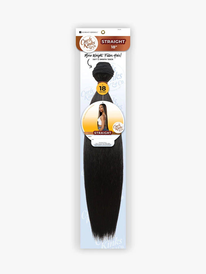 Sensationnel Curls Kinks & Co Weave - Straight 18"