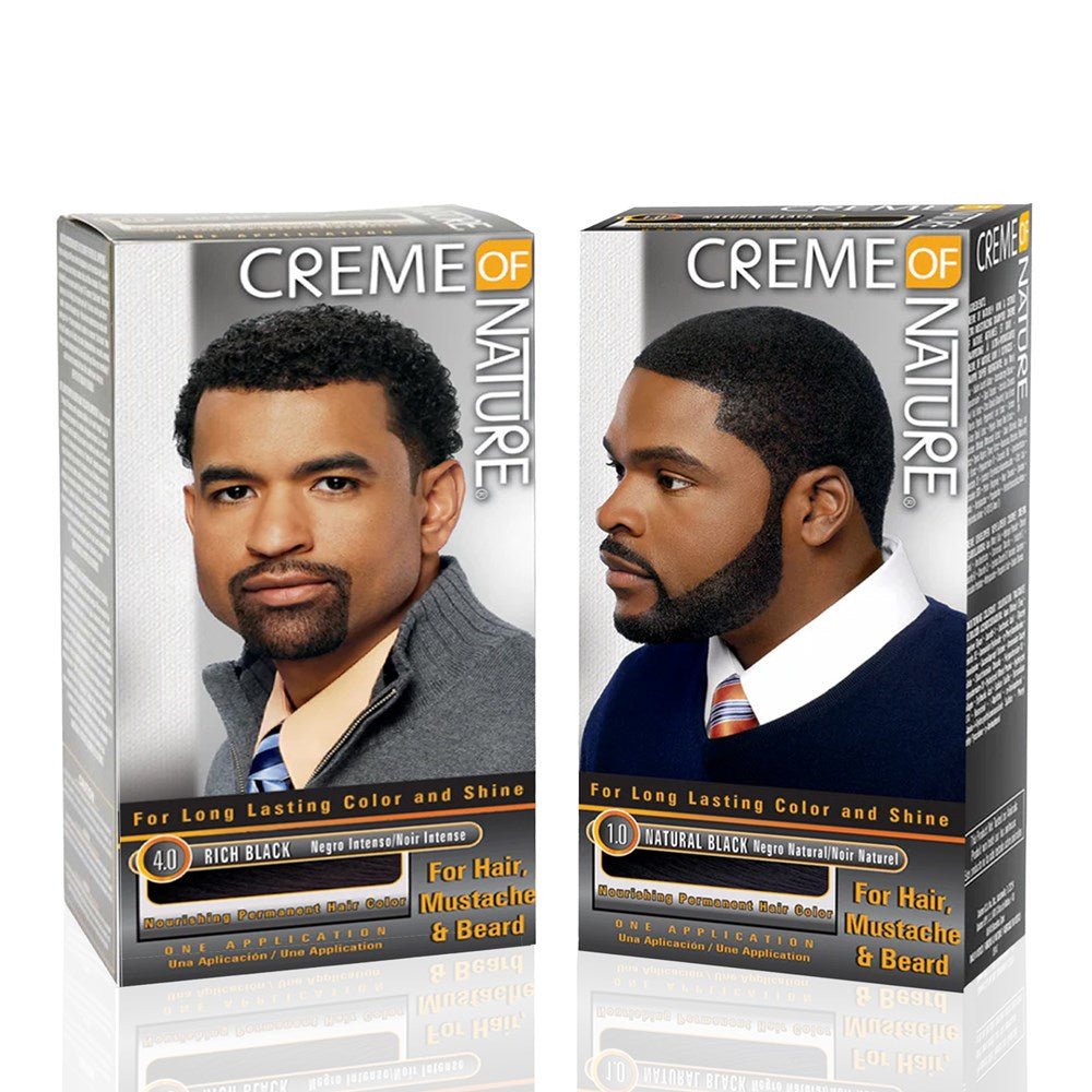 Creme Of Nature Men Gel Color Kit For Hair, Mustache & Beard - Braids and Wigs