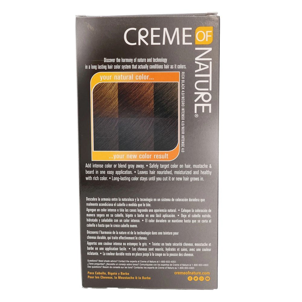 Creme Of Nature Men Gel Color Kit For Hair, Mustache & Beard - Braids and Wigs