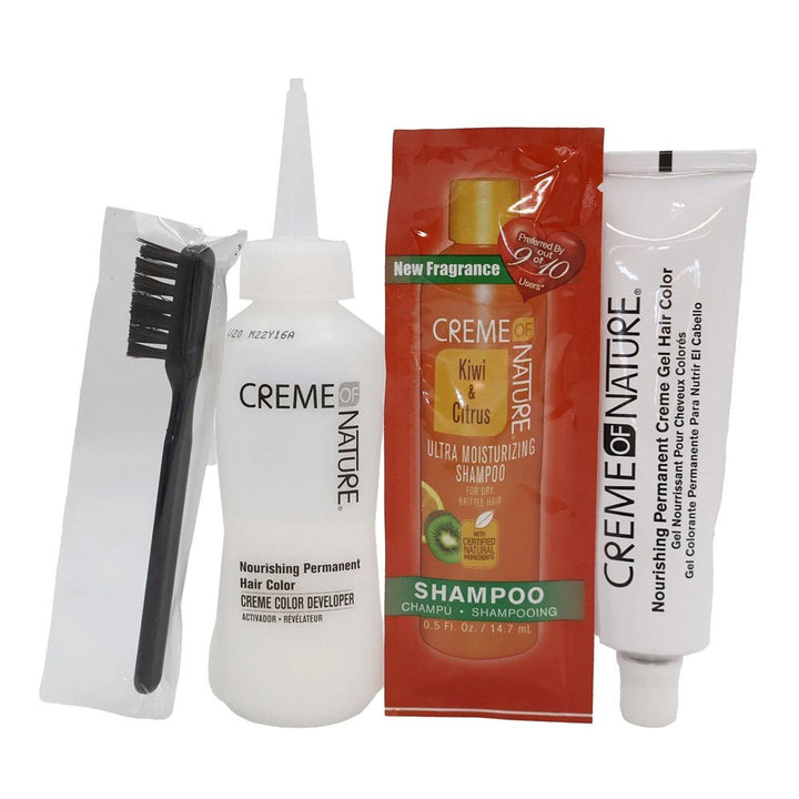 Creme Of Nature Men Gel Color Kit For Hair, Mustache & Beard - Braids and Wigs