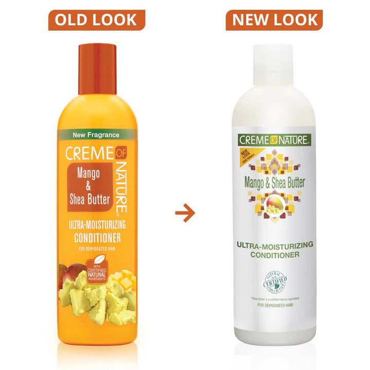 Creme Of Nature Mango & Shea Butter Ultra Moisturizing Conditioner (12 Oz) - Braids and Wigs
