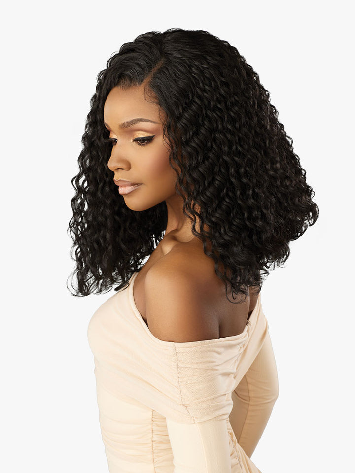 Sensationnel Crowned Edge Lace Wig - Water Deep 16"