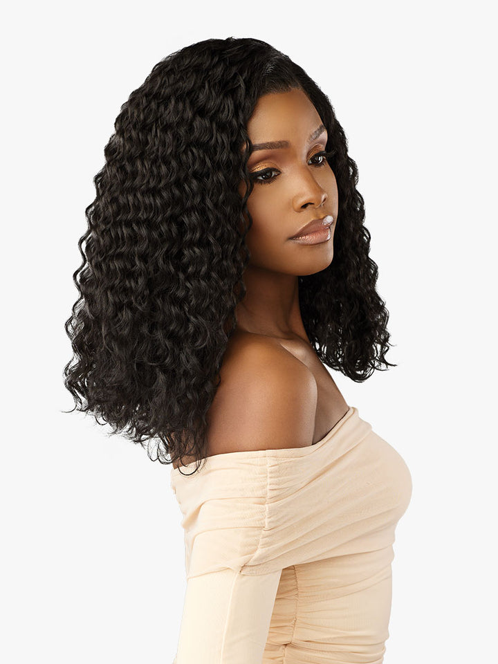 Sensationnel Crowned Edge Lace Wig - Water Deep 16"