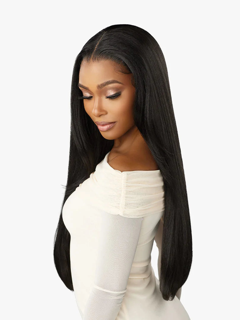 Sensationnel Crowned Edge Lace Wig - Straight 28"