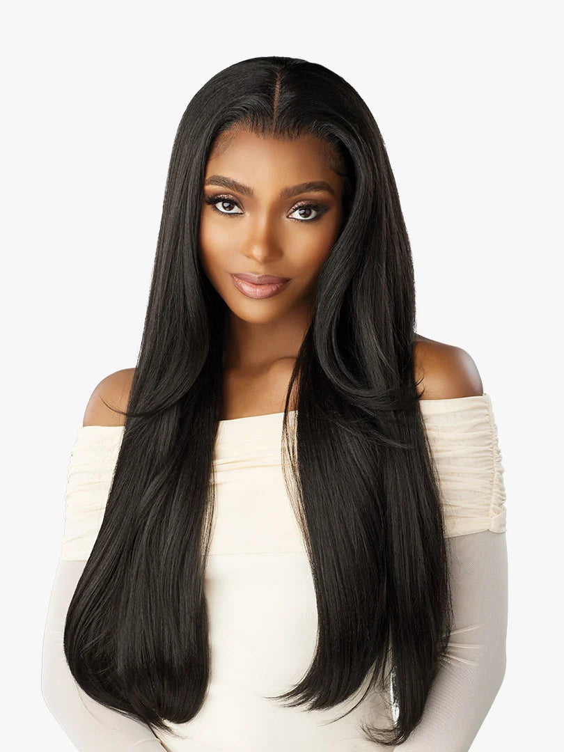 Sensationnel Crowned Edge Lace Wig - Straight 28"