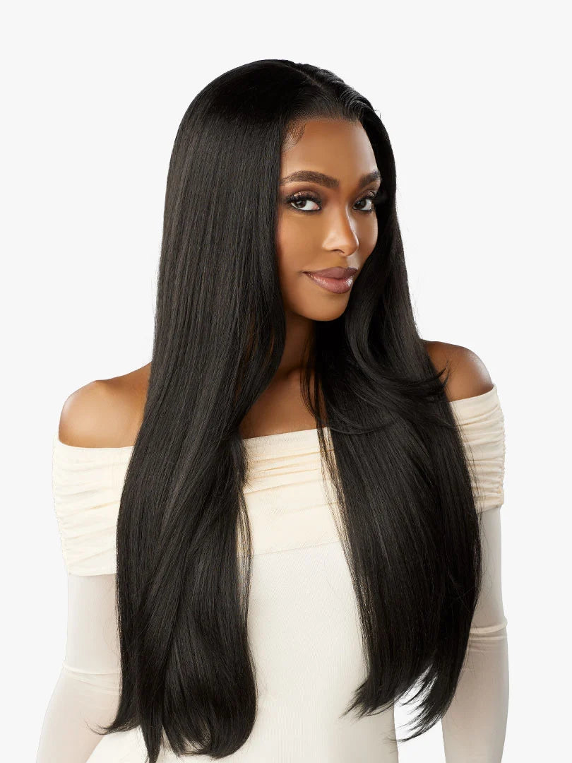 Sensationnel Crowned Edge Lace Wig - Straight 28"