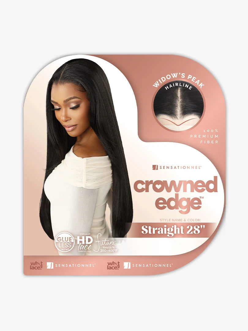 Sensationnel Crowned Edge Lace Wig - Straight 28"