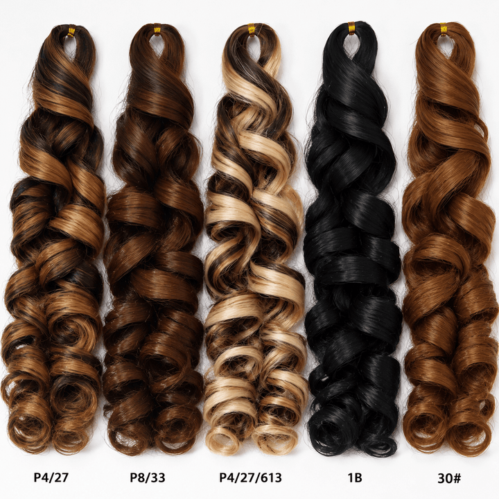 Bouncelle Synthetic Braids – 3X French Curls 22″ - Braids and Wigs
