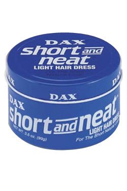 DAX Short & Neat Light Hair Dress - Blue Can (3.5oz) - Braids and Wigs