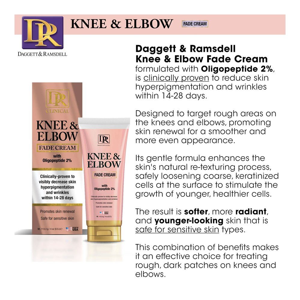 D&R Knee & Elbow Fade Cream (4 Oz) - Braids and Wigs