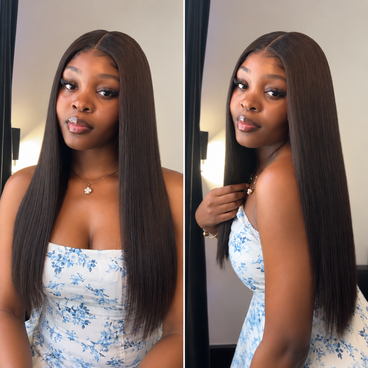 Luxury 2X6 Human Hair Wig Raw Hair