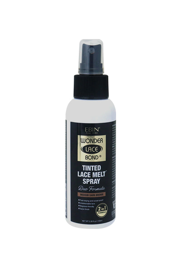 Ebin Wonder Bond Tinted Lace Melt Pump Spray - Medium Dark Brown (3.38 oz)