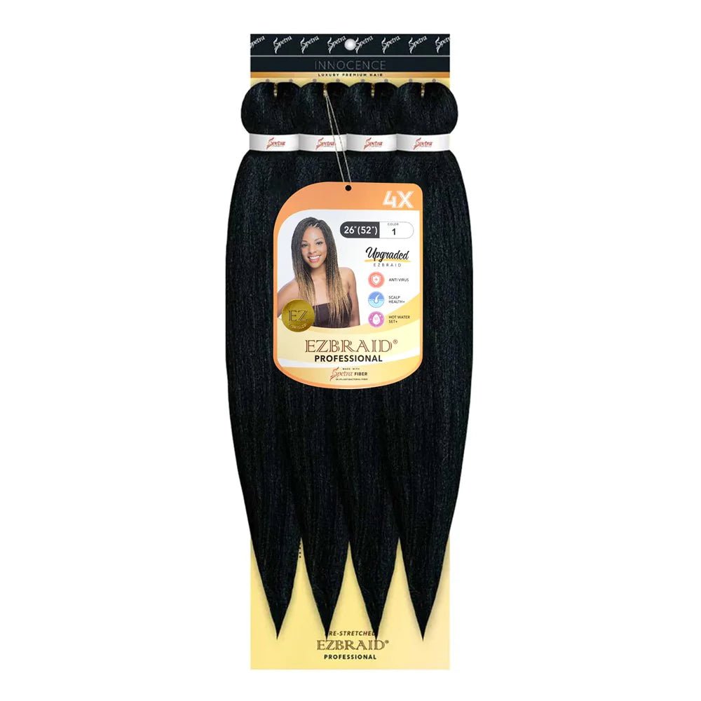 Ezbraid Professional Pre-Stretched Braid 4X-26" – Braids and Wigs