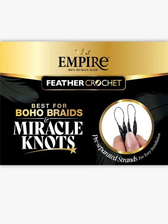 Sensationnel Empire 100% Human Hair Feather Crochet Braids - Burmese Curl 14"