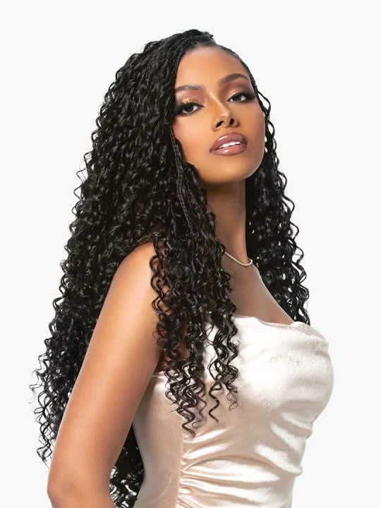 Sensationnel Empire 100% Human Hair Feather Crochet Braids - Burmese Curl 14"