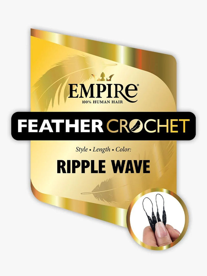 Sensationnel Empire 100% Human Hair Feather Crochet Braids - Ripple Wave 14" - Braids and Wigs