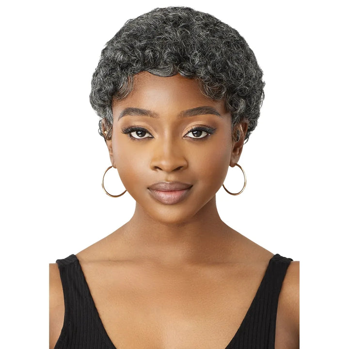 Outre Fab & Fly Gray Glamour Human Hair Full Wig – Carlie