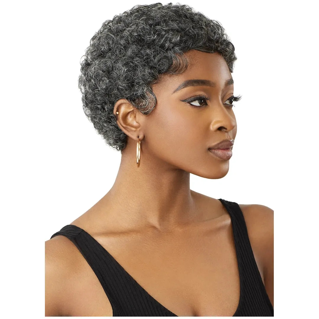 Outre Fab & Fly Gray Glamour Human Hair Full Wig – Carlie