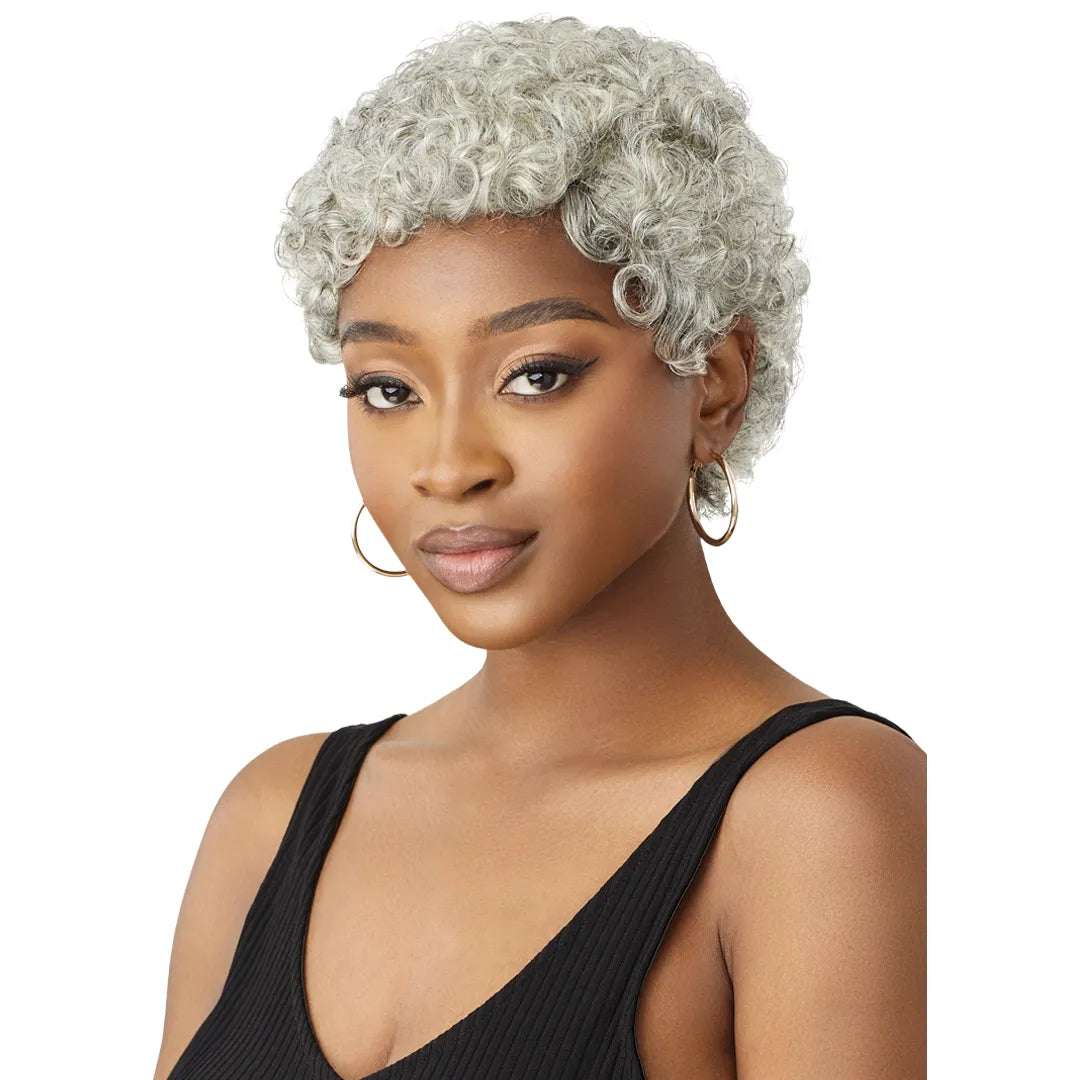 Outre Fab & Fly Gray Glamour Human Hair Full Wig – Carlie
