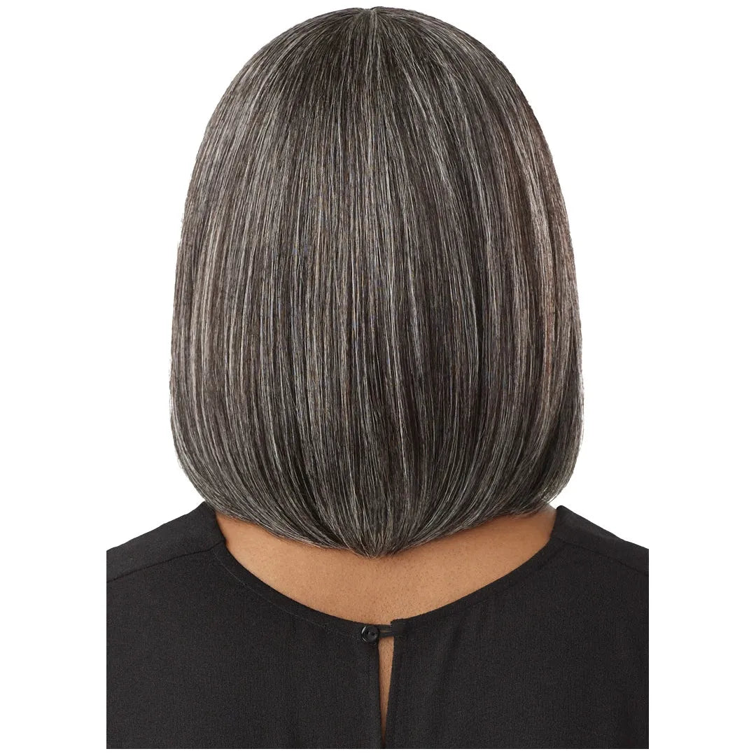 Outre Fab & Fly Gray Glamour Human Hair Full Wig – Deria