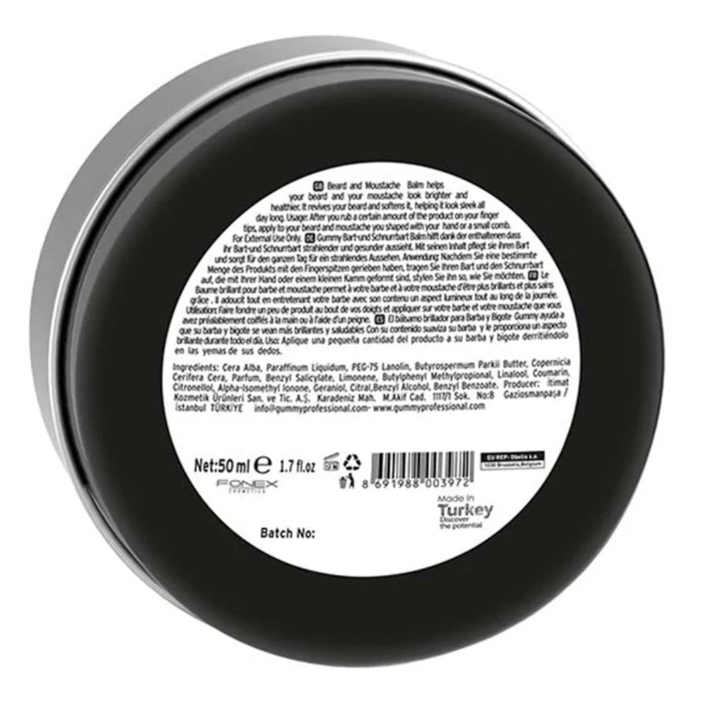 Gummy Professional Beard & Moustache Balm (50Ml) - Braids and Wigs