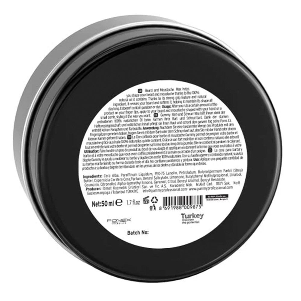 Gummy Professional Beard & Moustache Wax (50Ml) - Braids and Wigs