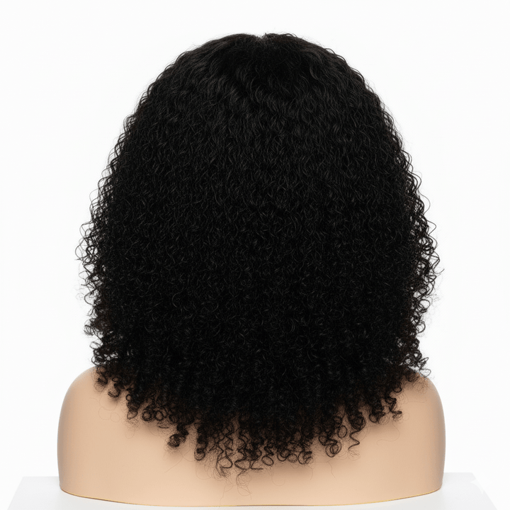 Luxury Human Hair Wig HD 5x5 12" - Burmese Curly