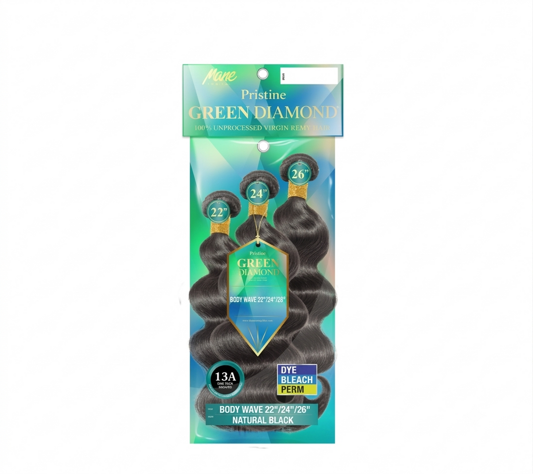 Mane Concept Pristine 13A Green Diamond Body Wave 22‘’/24‘’/26‘’