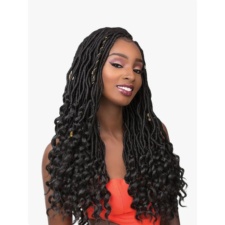 Sensationnel X-Pression Pre-Looped Synthetic Crochet Braid - 3X GODDESS LOCS 18"