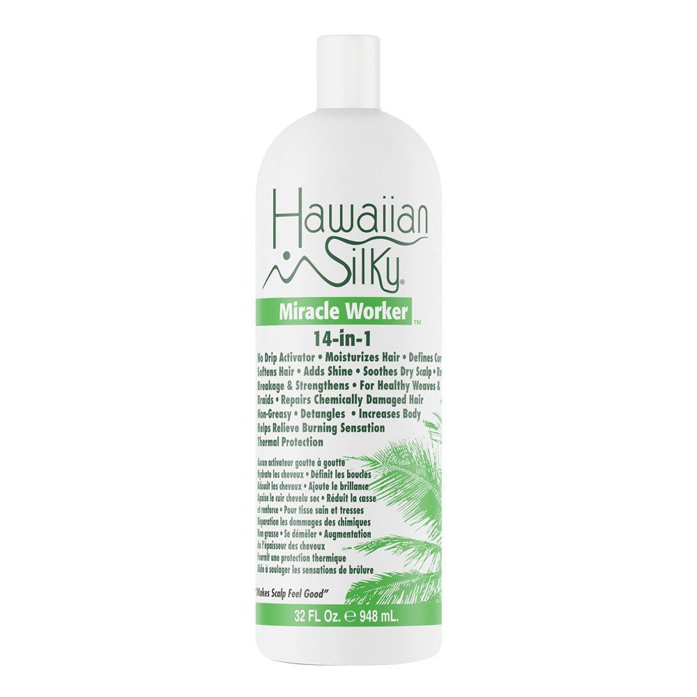 Hawaiian Silky Miracle Worker 14 In 1 (32Oz) - Braids and Wigs