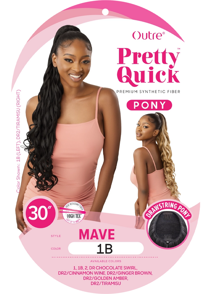 Outre Pretty Quick Drawstring Ponytail - MAVE