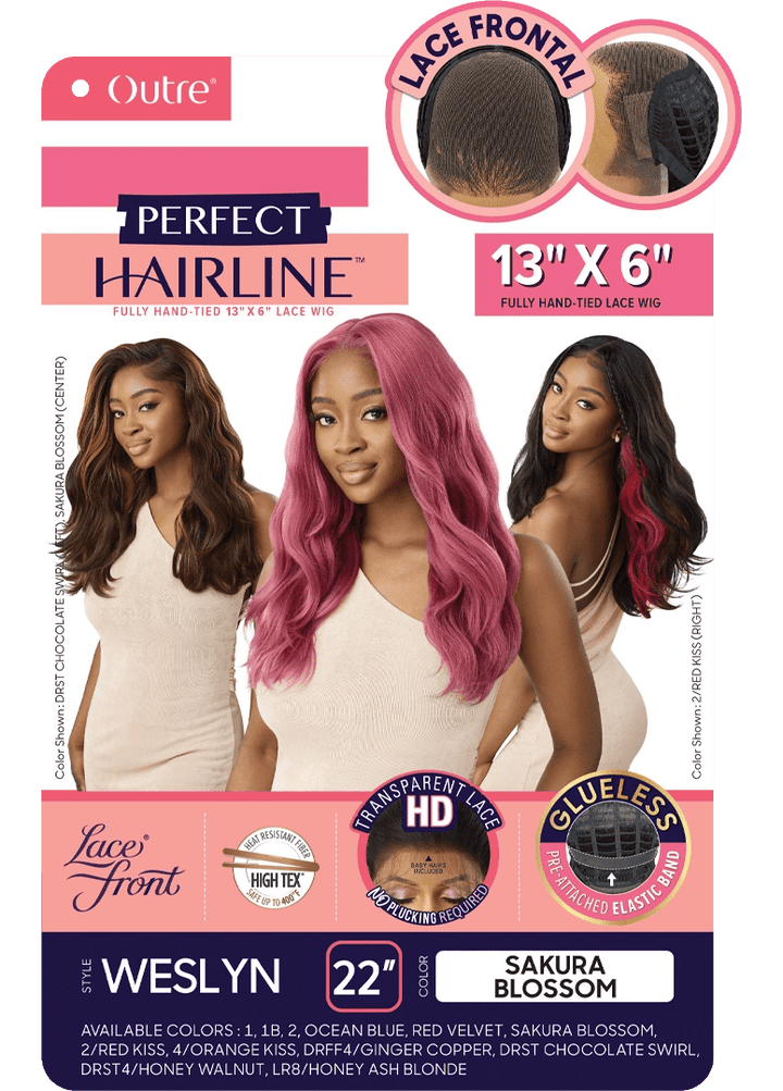 Outre Lace Front Wig - Perfect Hair Line 13X6 - Weslyn - Braids and Wigs