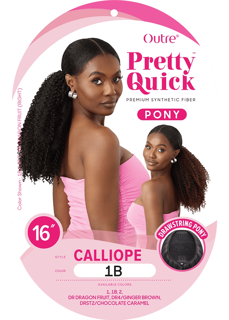 Outre Pretty Quick Drawstring Pony - Calliope 16" - Braids and Wigs