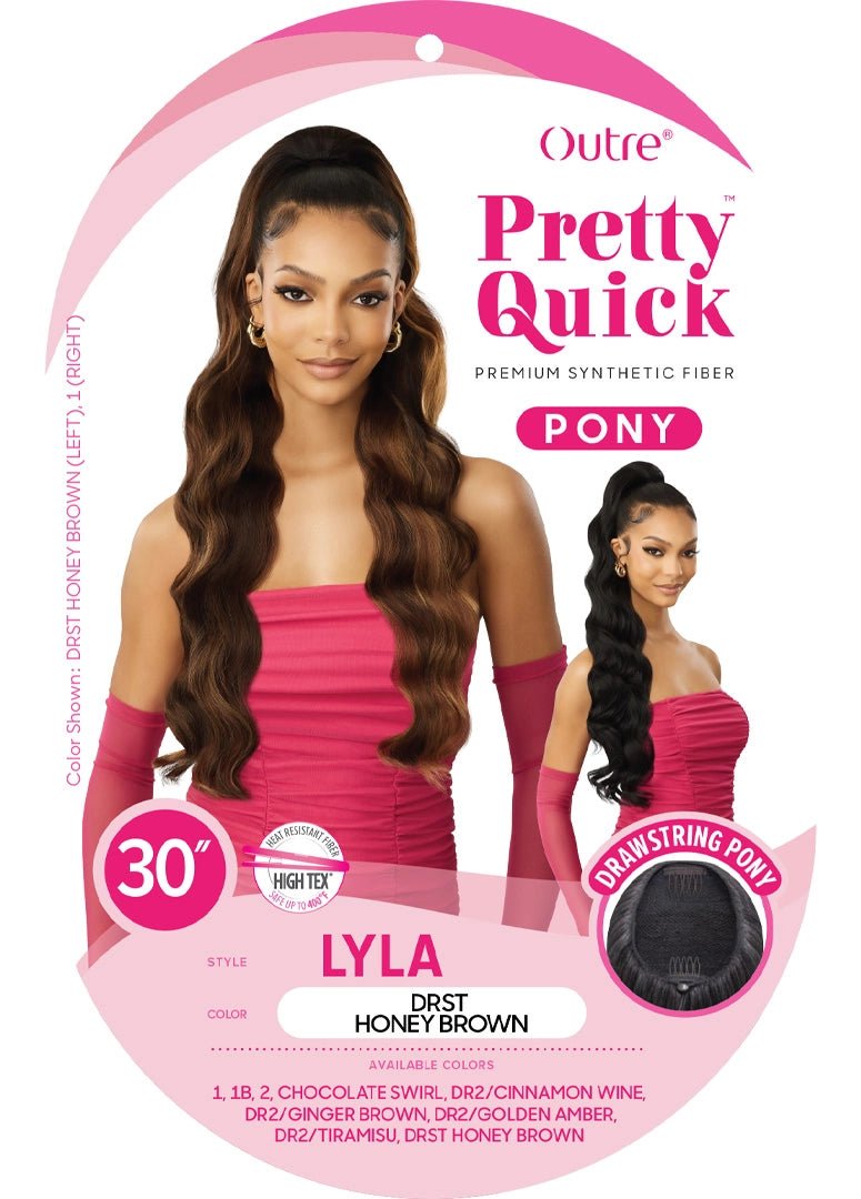 Outre Pretty Quick Drawstring Ponytail - Lyla - Braids and Wigs