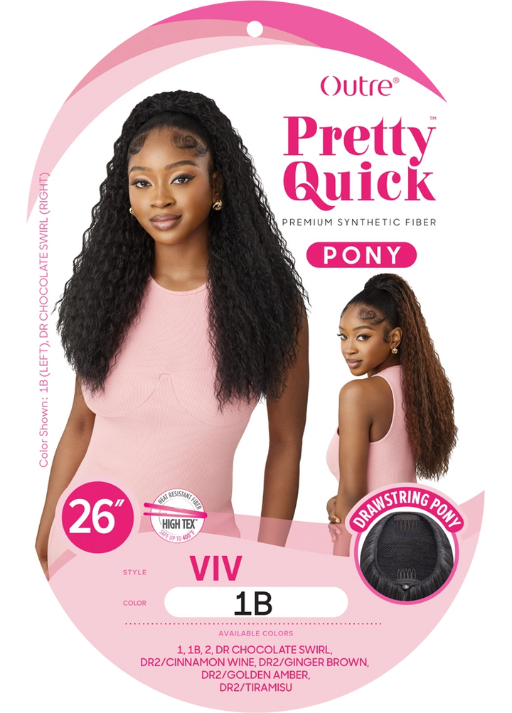 Outre Pretty Quick Drawstring Ponytail - VIV