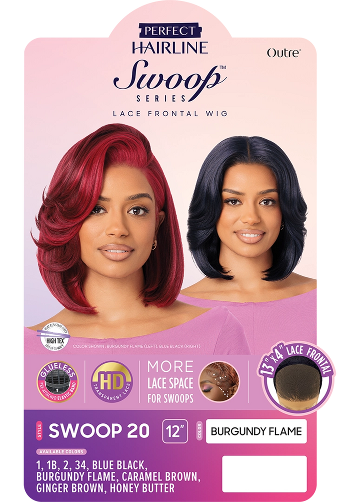 Outre Perfect Hairline Swoop Series 13x4 HD Lace Front Wig - Swoop 20