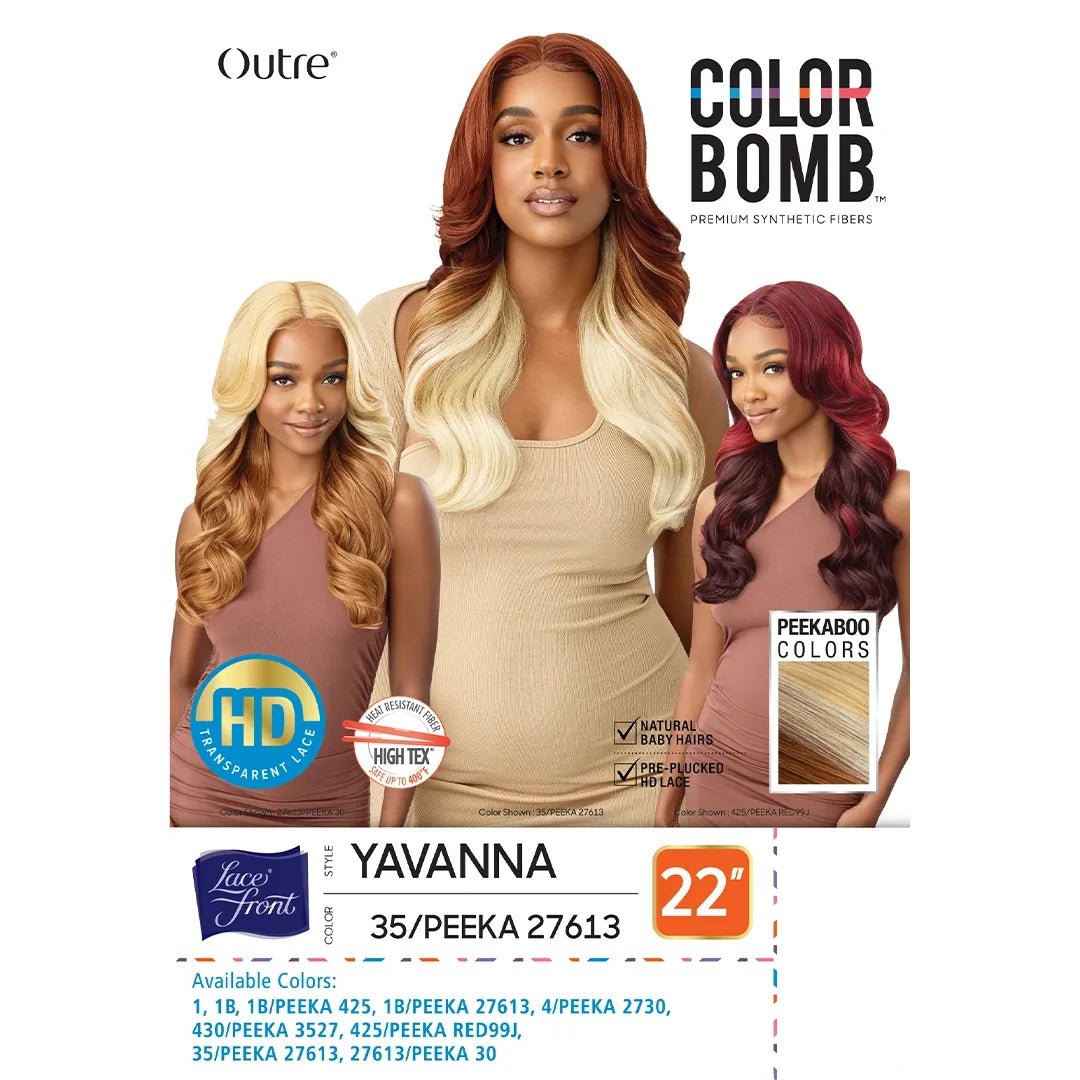 Outre Color Bomb Synthetic HD Lace Front Wig - Yavanna - Braids and Wigs