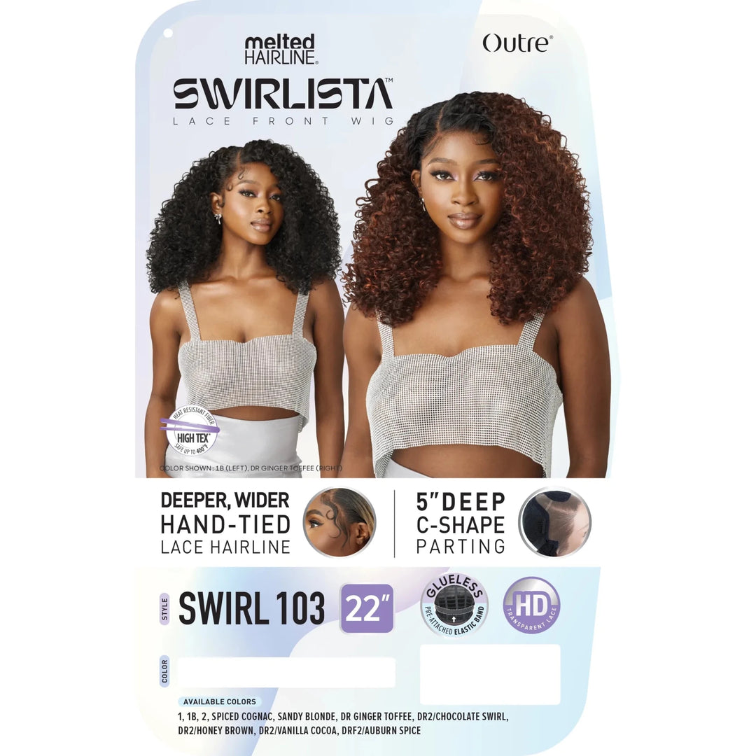 Outre Melted Hairline Swirlista Lace Front Wig - Swirl 103 - Braids and Wigs