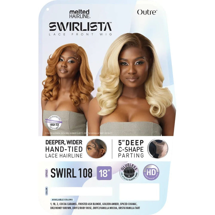 Outre Melted Hairline Swirlista Glueless HD Lace Front - Swirl 108 - Braids and Wigs
