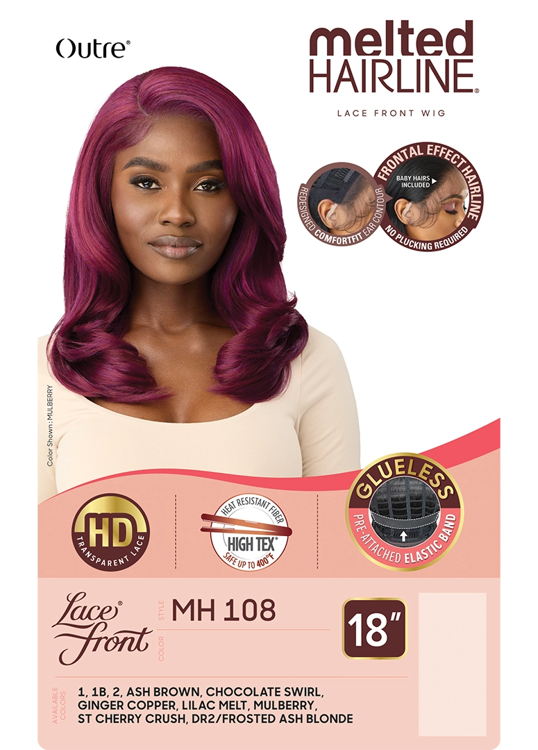 Outre Melted Hairline Lace Front Wig - Mh 108