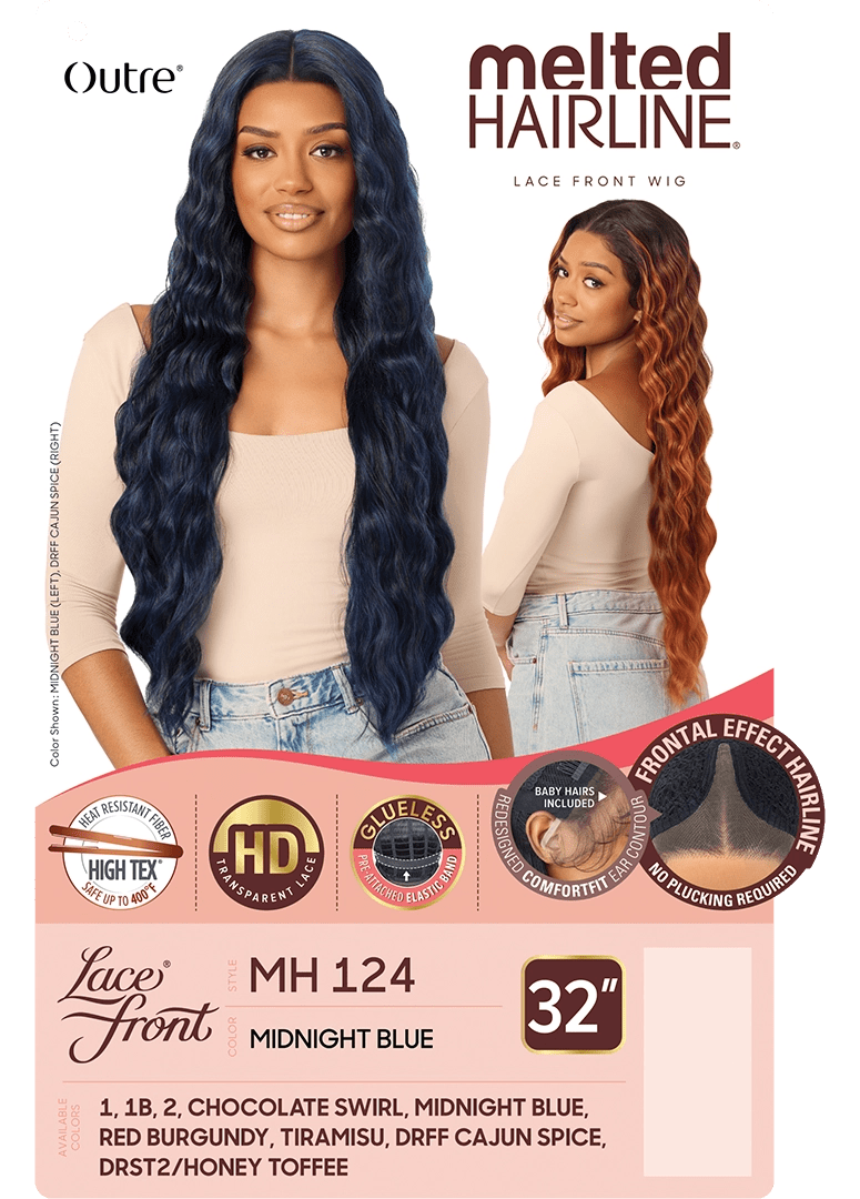 Outre Synthetic Lace Front Wig - Melted Hairline - MH 124 - Braids and Wigs