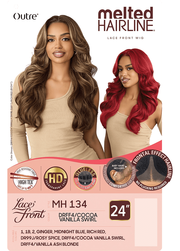 Outre Synthetic Lace Front Wig - Melted Hairline - MH 134 - Braids and Wigs