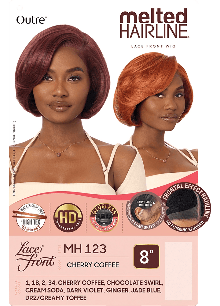 Outre Synthetic Lace Front Wig - Melted Hairline - MH 123 - Braids and Wigs