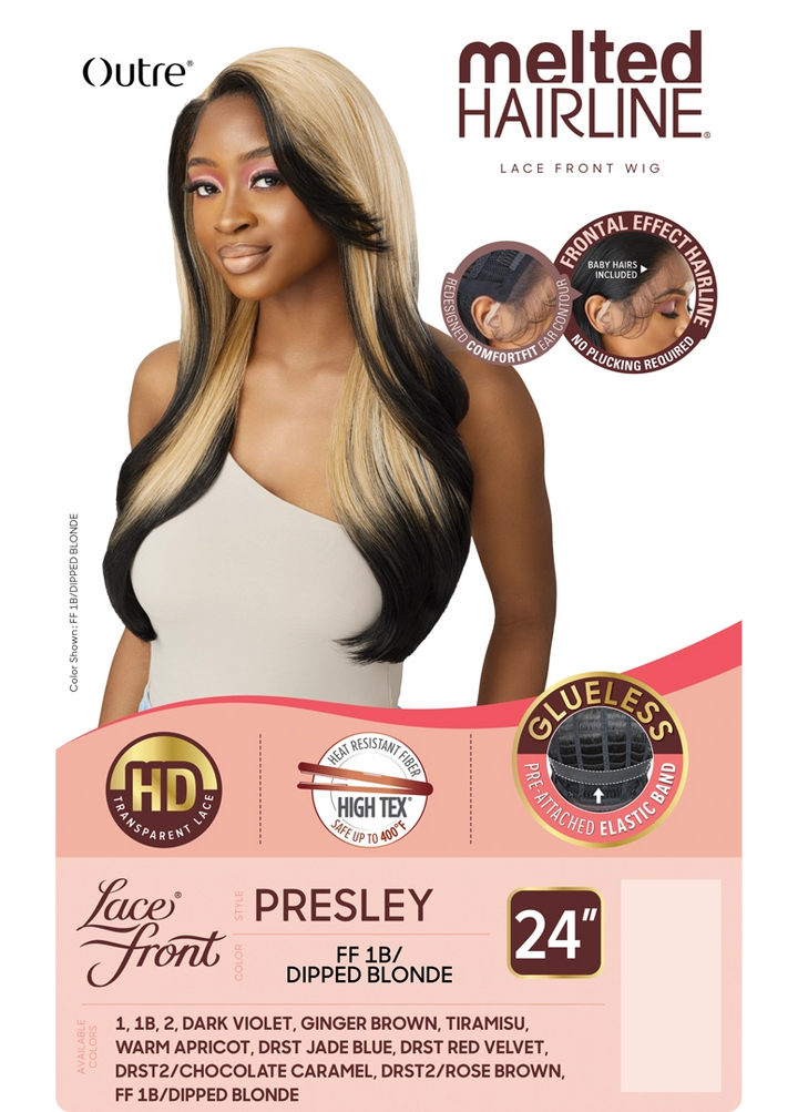 Outre Melted Hairline Glueless HD Lace Front Wig - PRESLEY